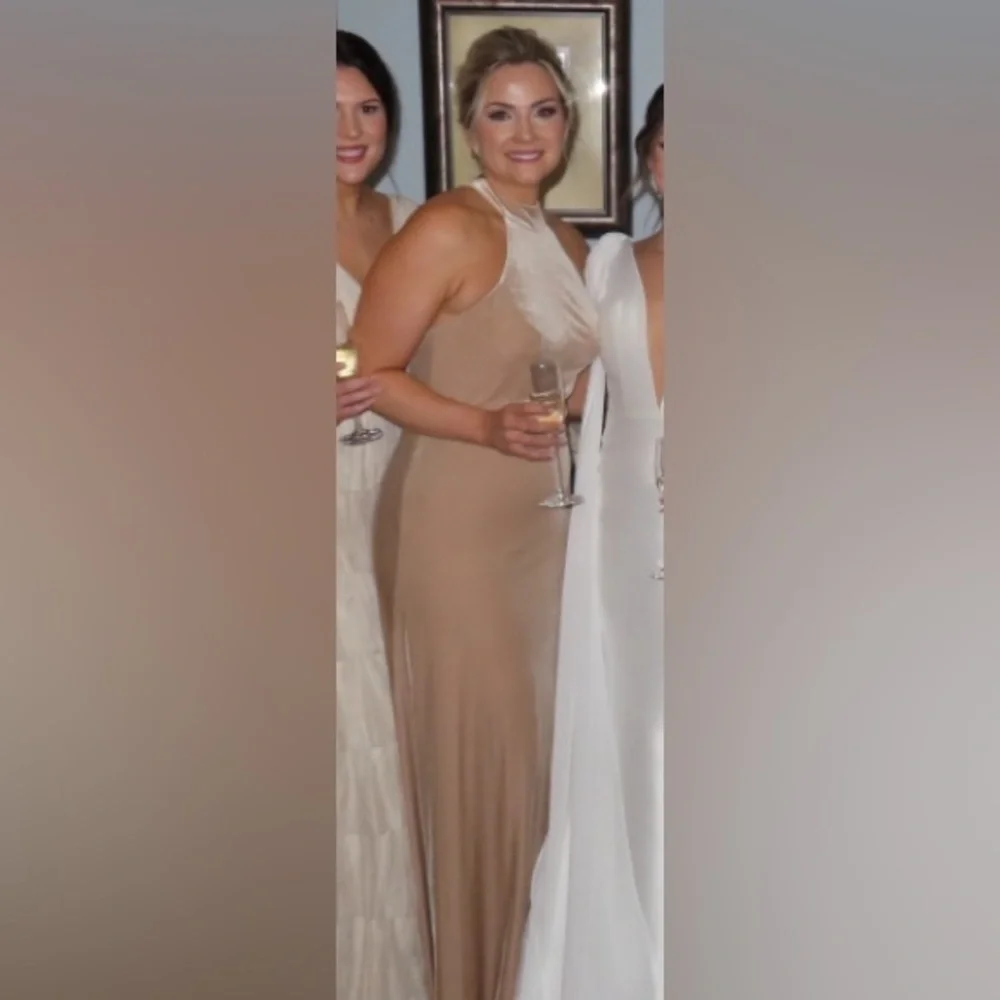 Revelry Tori Dress in Champagne size 8 - Picture 1 of 5